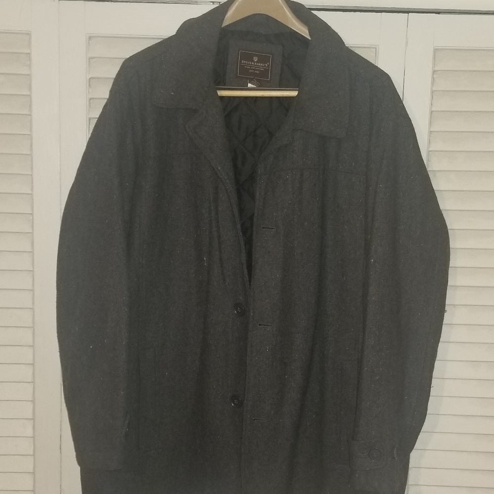 Steve & Barry's gray pea coat